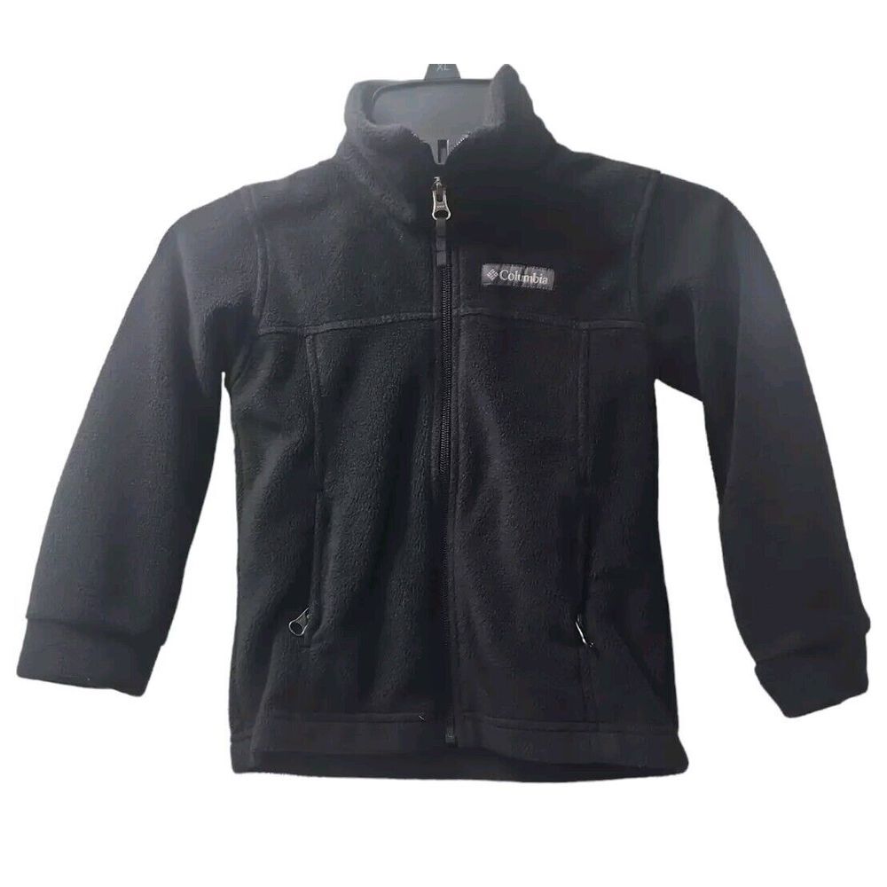 Columbia Sportswear Full Zip Fleece Jacket Kids XXS 4/5 Long Sleeve Outdoor